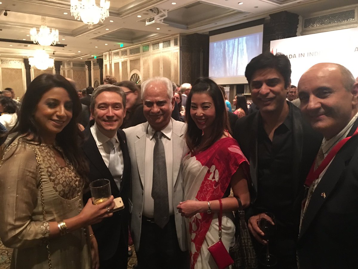 Minister Champagne <a href="/FP_Champagne/">François-Philippe Champagne (FPC) 🇨🇦</a> wraps up Mumbai. Mrs.Tata and Ms Juggy Sihota <a href="/juggysihota/">Juggy Sihota-Chahil</a> , Bollywood's Ramesh Sippy <a href="/rgsippy/">Ramesh Sippy</a> , actor Vikas Bhalla <a href="/bhallavikas/">Vikas Bhalla</a>,artist  <a href="/anjalipkathak/">Anjali Patil</a>