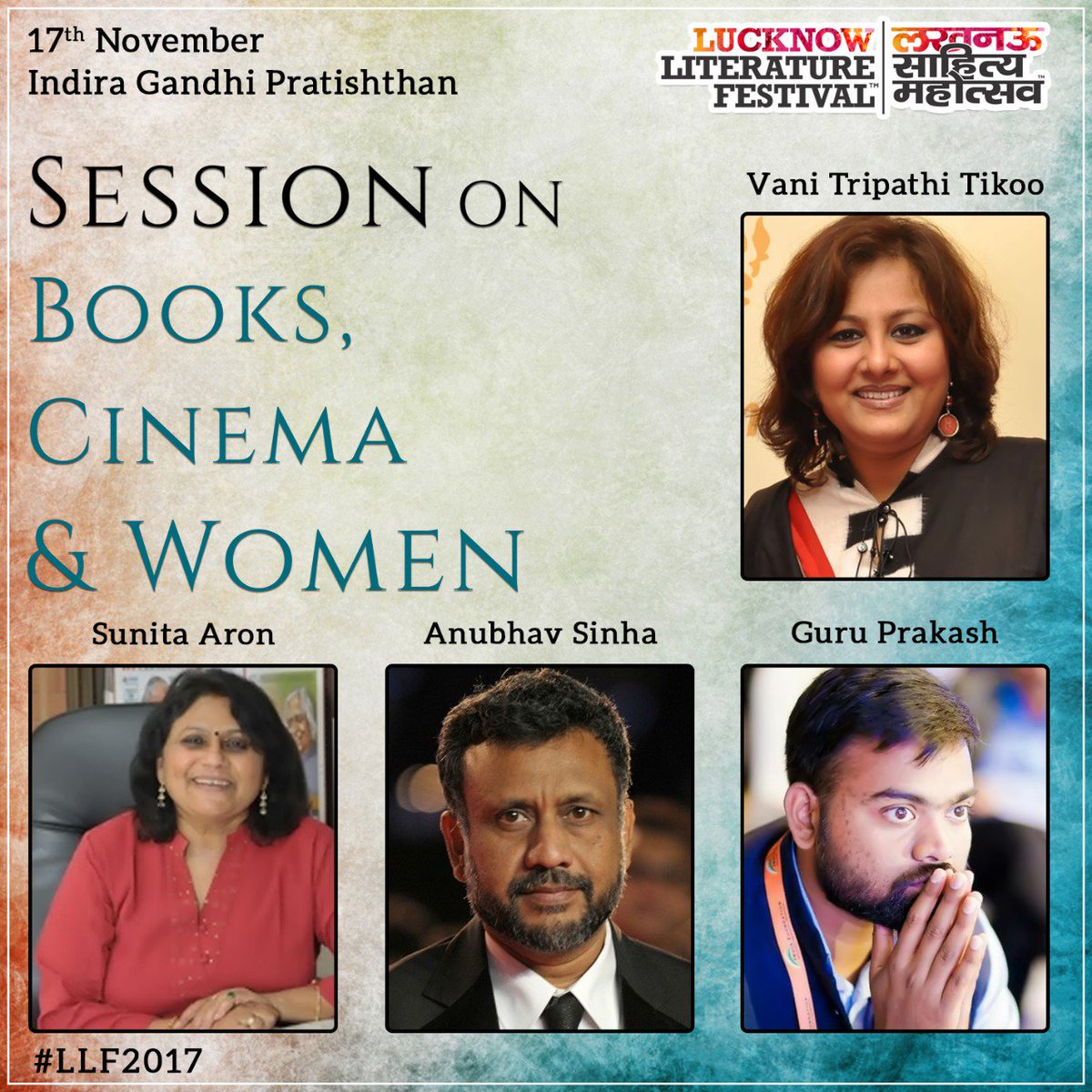 vanityparty's tweet photo. Tomorrow in Lucknow join me at the #LLF2017 https://t.co/kdJlNsEMJh