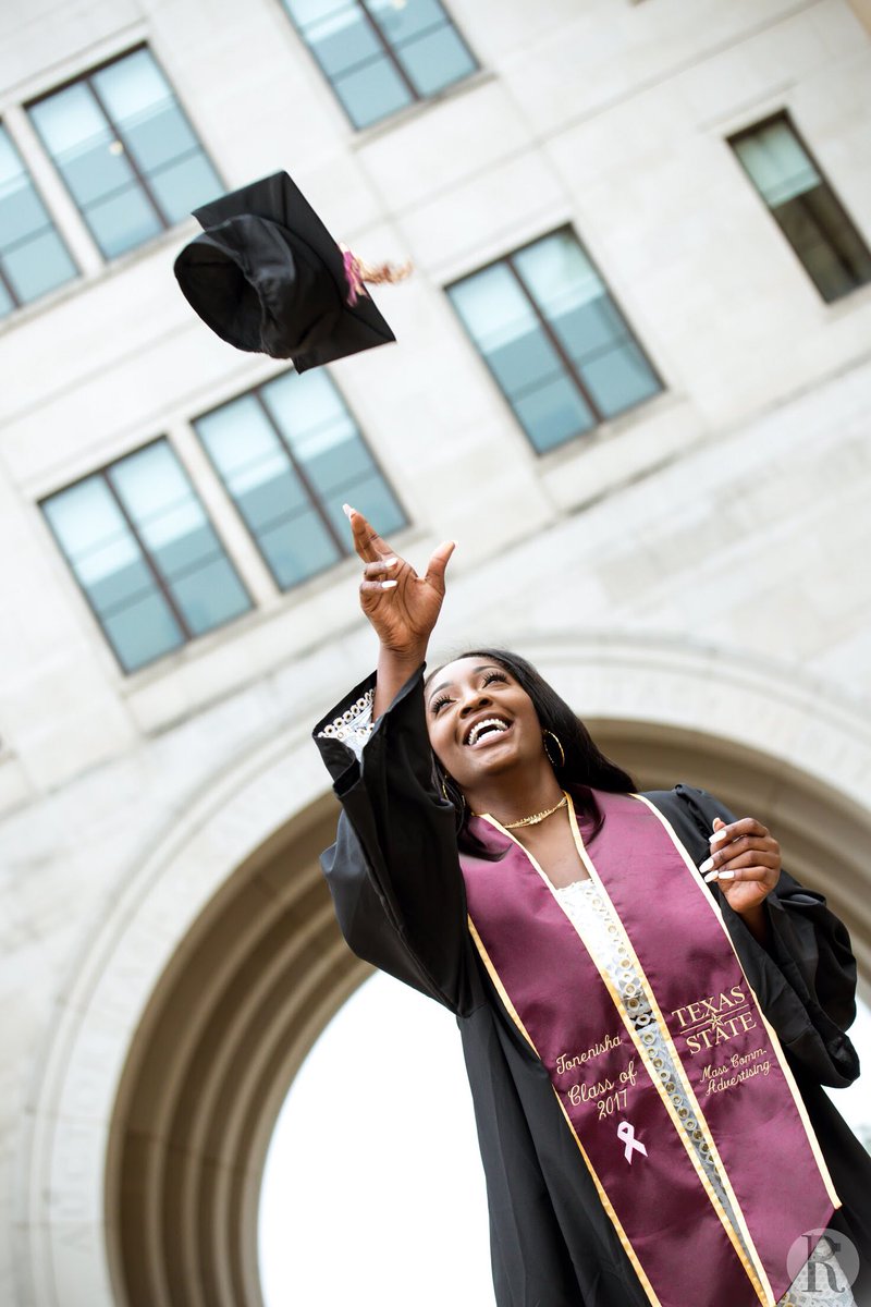 TonyToniTvne's tweet photo. Finished my 1st semester with a 0.3 GPA, 1.5 yrs Academic Prob. , 2 yrs Probation, &amp; Countless L’s Later .... I will be leaving Texas State in 30 days with my Bacholer’s Degree in Advertising with 2.9 GPA, Multiple Job Offers and my edges still in tack 💪🏾 #NothingButGOD https://t.co/jgMGpNKJyG