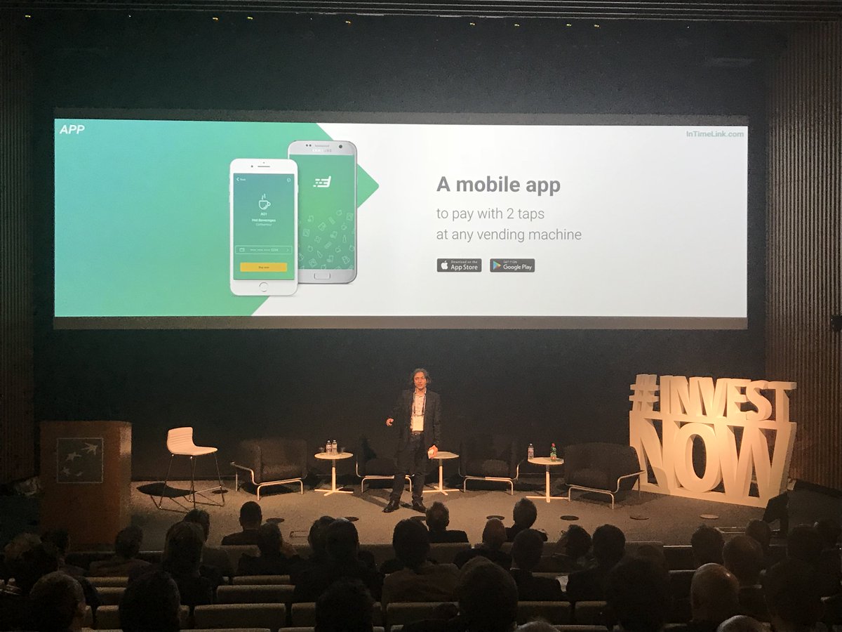 The pitch session ends with Alfredo Di Maria <a href="/Admdebian/">Alfredo Di Maria</a>, CEO of <a href="/InTimeLink/">In Time Link</a>, the direct link between #vending operators and their customers. Ready for the all-inclusive solution for mobile payments and telemetry? 👊 #investnow