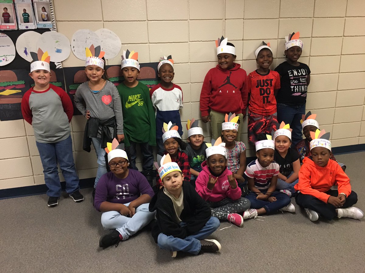 MissBuck_NBE's tweet photo. Thanksgiving Luncheon 
I am thankful for my rowdy bunch of 2nd grade #turkeys. They bring me so much joy. @HumbleISD_NBE 
#iteach #teachersofinstagram #teachersfollowteachers #teachingismysuperpower #thanksgiving #NBE https://t.co/oaDlcDvSHp