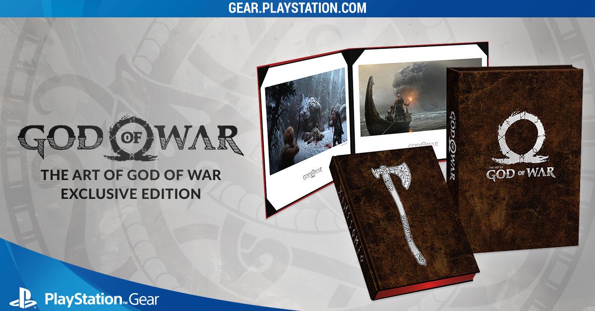 The Art of God of War Exclusive Edition now available only at the #PlayStation Gear Store! #GodOfWar gear.playstation.com/en-us/the-art-…