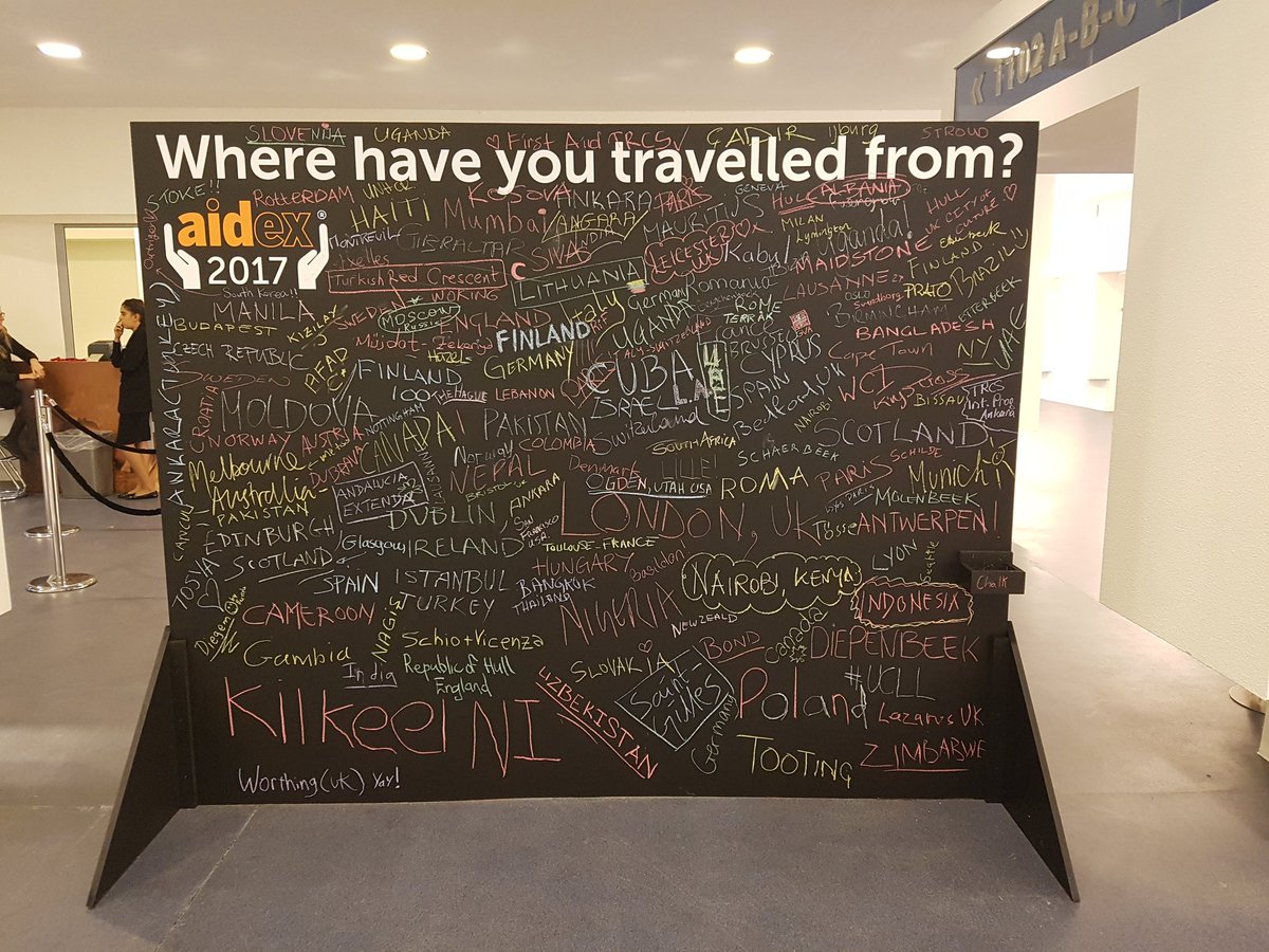 GSC_Global's tweet photo. We met with clients, friends and colleagues from many countries @AidEx2017 #SeeYouAllNextYear https://t.co/XMb1oVG616
