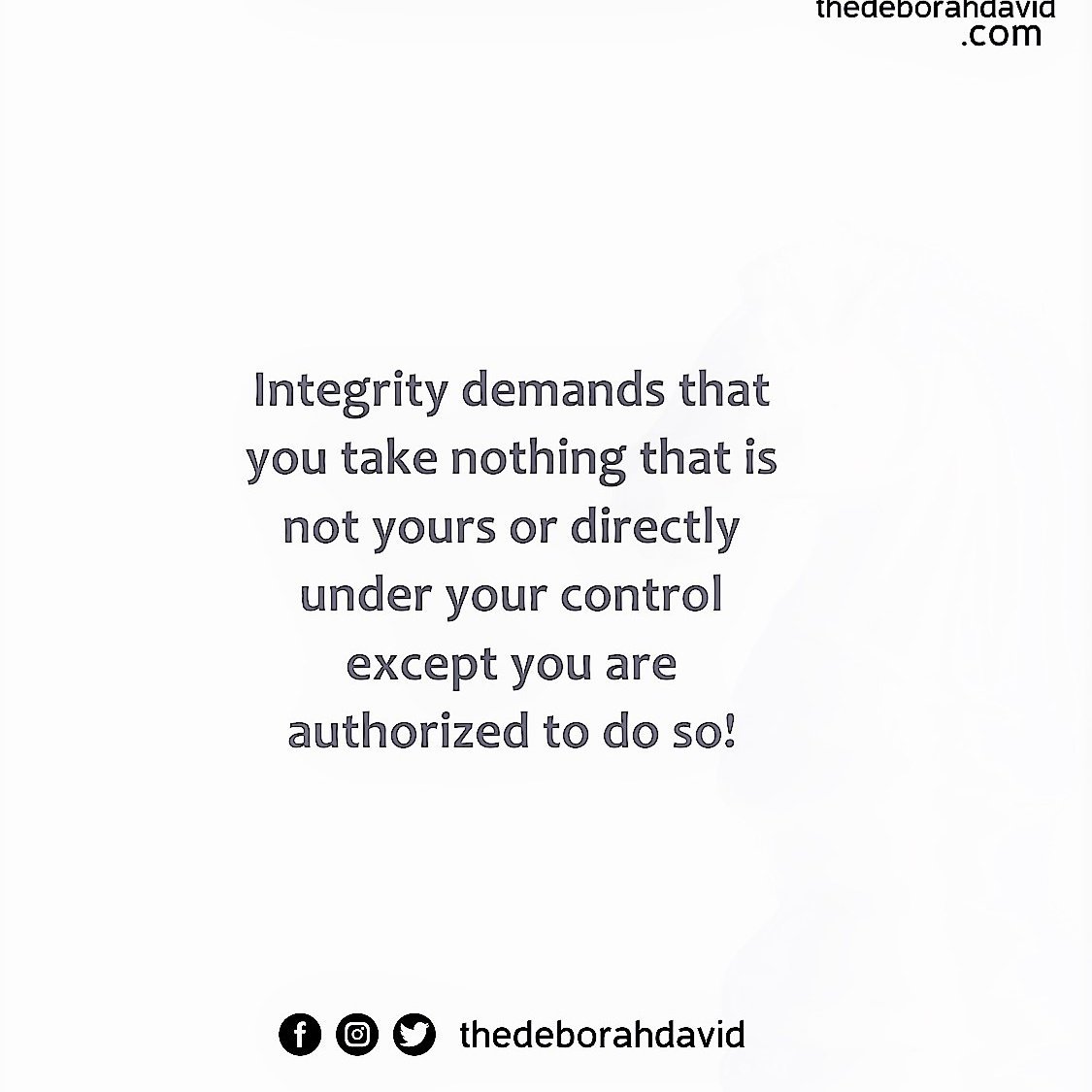 thedeborahdavid's tweet photo. Can you be trusted? If you honestly need adjustment, please change.
Don’t be a loser! Adjust yourself where necessary and be deliberate on truth! - #TDD
#Motivation #Takingresponsibilities #workplace #Teamwork #changeyourperpection #learningwell #communication #Information https://t.co/0thwpdr3IX