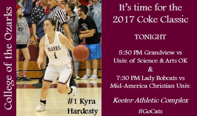 It's GAME DAY for <a href="/CofOLadyCats/">CofOLadyCats</a>!  Coke Classic begins tonight with games at 5:30 &amp; 7:30 pm. Come out &amp; cheer on your Lady Cats! Watch live: portal.stretchinternet.com/cofo/  #GoCats