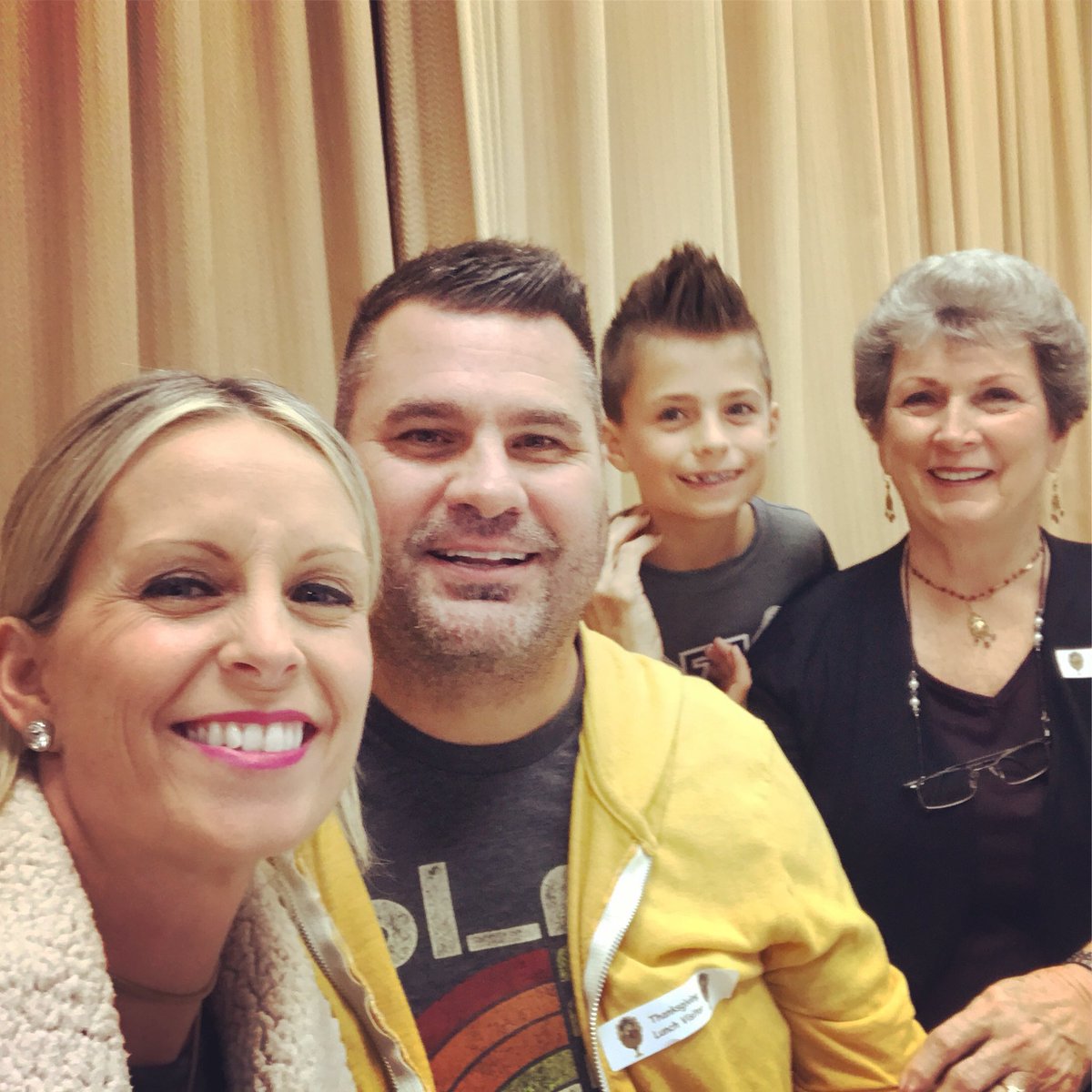 mandeejoy's tweet image. Thanksgiving Feast @npepanthers with my favorite 4th Grader! ❤️