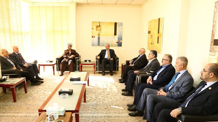 heminhawrami's tweet photo. KDP delegation visited Goran head quarter in Slemani to exchange views on more unity in facing the current developments with Baghdad. KDP believes that any suggestion for an intern cabinet is not a functional suggestion at this moment. https://t.co/yQHLW02jQ9
