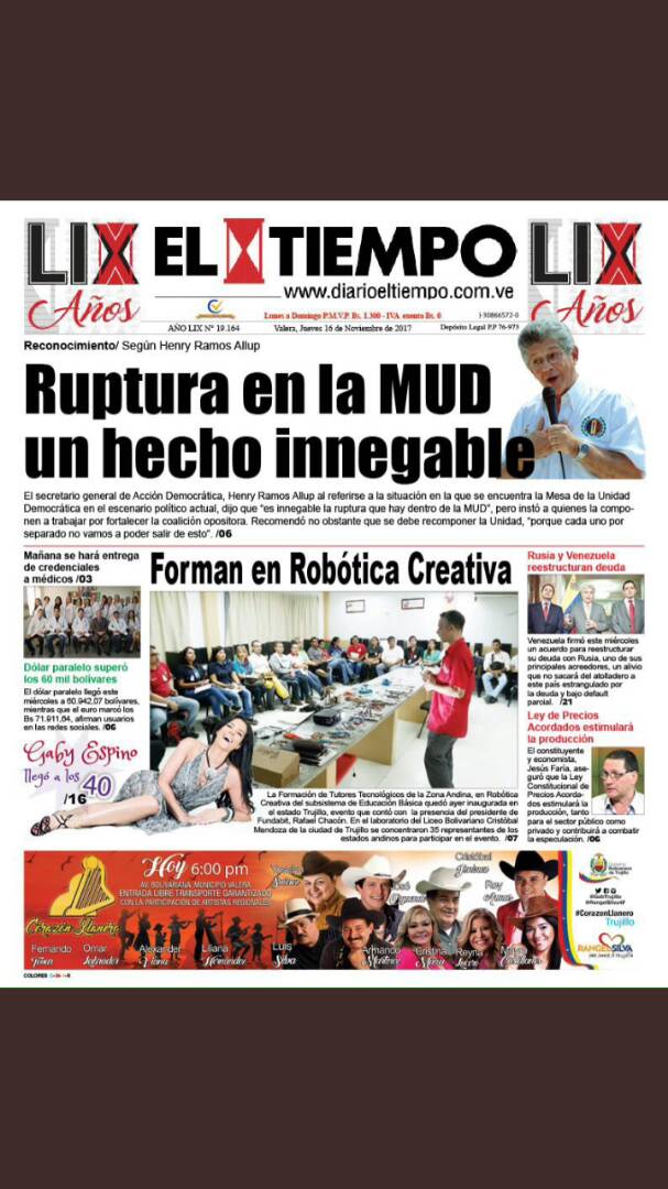 Rafaelsimonchac's tweet photo. Realizando en Trujillo con la presencia de Merida y Tachira la Jornada de Formación en Robótica Creativa https://t.co/W3hHGAv3yJ