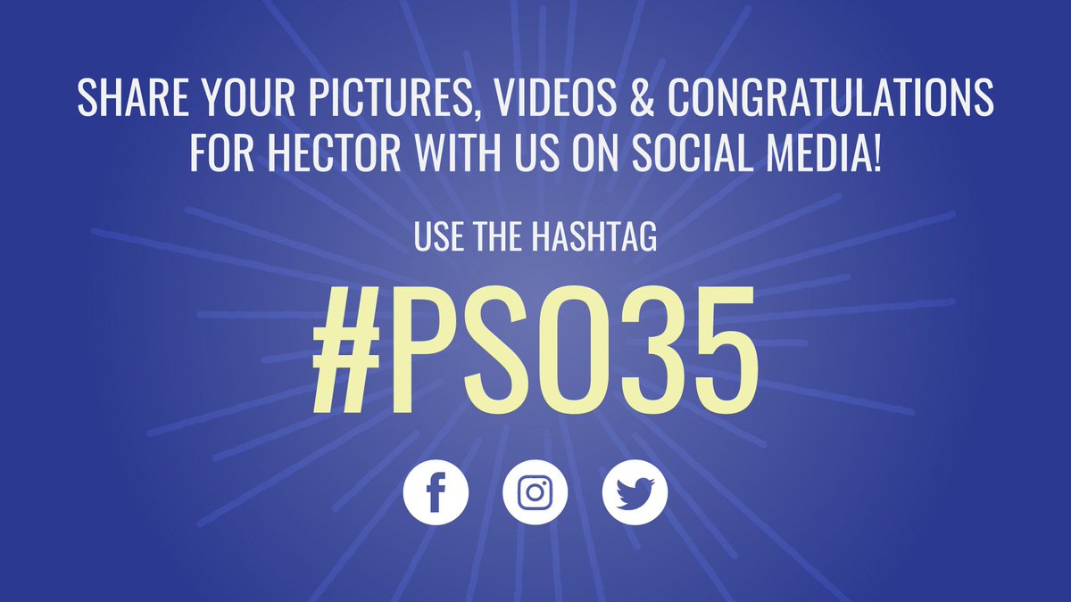 planosymphony's tweet image. Whether or not you&apos;ll be at Saturday&apos;s concert, we&apos;d love to share your congratulations for Hector on 35 Years. Just use the hashtag #pso35 and we&apos;ll retweet!