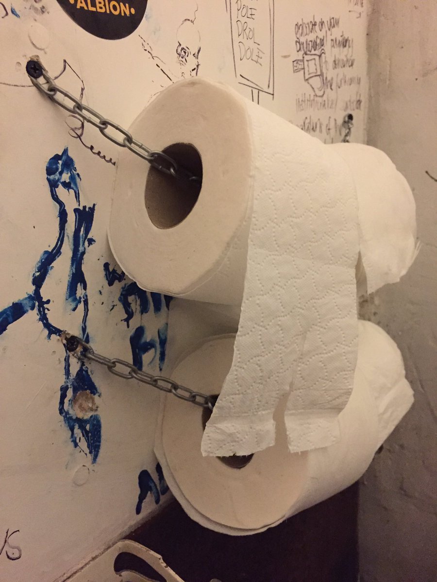 Chain your bog roll up, we're here to rock

The White Hotel, Salford. 7:30pm.