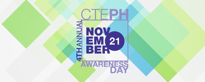 Did you know it's #PHAwarenessMonth and 11/21 is #CTEPHAwarenessDay? RT and like to help raise awareness &amp; spread the word