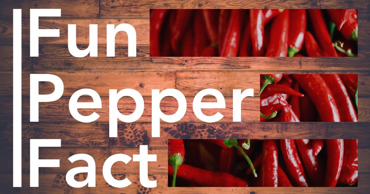 OmniActive_Life's tweet photo. Fun Pepper Fact: The “heat” of chili peppers is measured in Scoville heat units. #nationalpeppermonth #capsimax #peppers https://t.co/yzlvvwh0O3