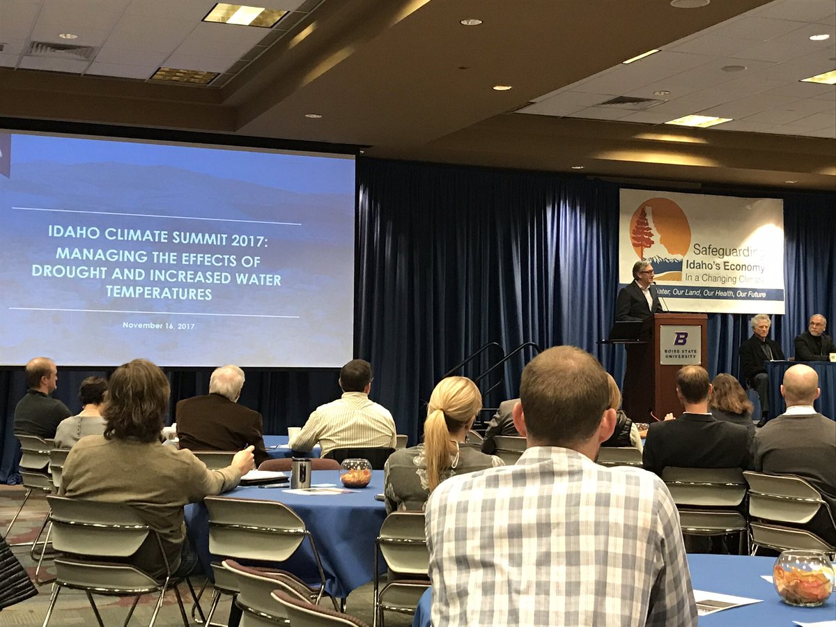 Steve Burgos on how <a href="/CityOfBoise/">City of Boise</a> is leading on solutions to #climatechange via water, #CALivDistrict transportation etc <a href="/IDClimateSummit/">Idaho Climate Summit</a> #breaksilos #dressrehearsalforfututure #IDClimatesummit