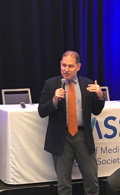 CMSSmed's tweet photo. Dr. Paul Rosen of CMS: Empathy Mapping helps reduce anxiety and fear. #CMSS2017 https://t.co/xuWvkrRu70