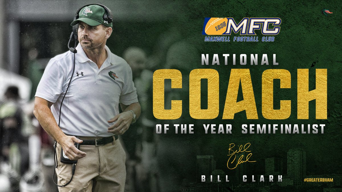 🚨 BREAKING: <a href="/CoachBillClark/">Bill Clark</a> has been named a Semifinalist for the <a href="/MaxwellFootball/">Maxwell Football</a> George Munger National Coach of the Year Award!