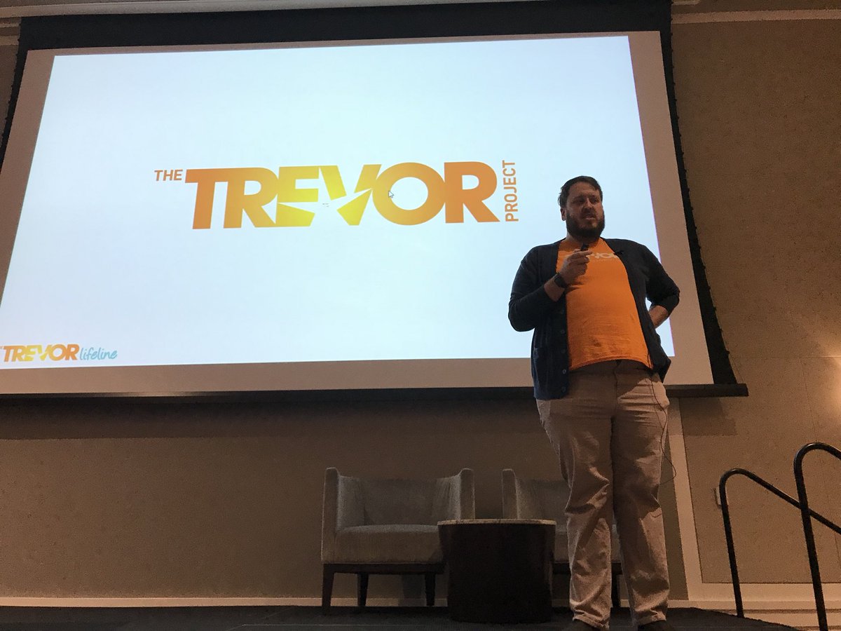 sspencerthomas's tweet photo. Chris Bright, Senior Training & Education Manager of @TrevorProject giving lunch address on “How to Support #LGBTQ #Youth” at the #mcnwingsofhope https://t.co/LEAh81ZWjJ
