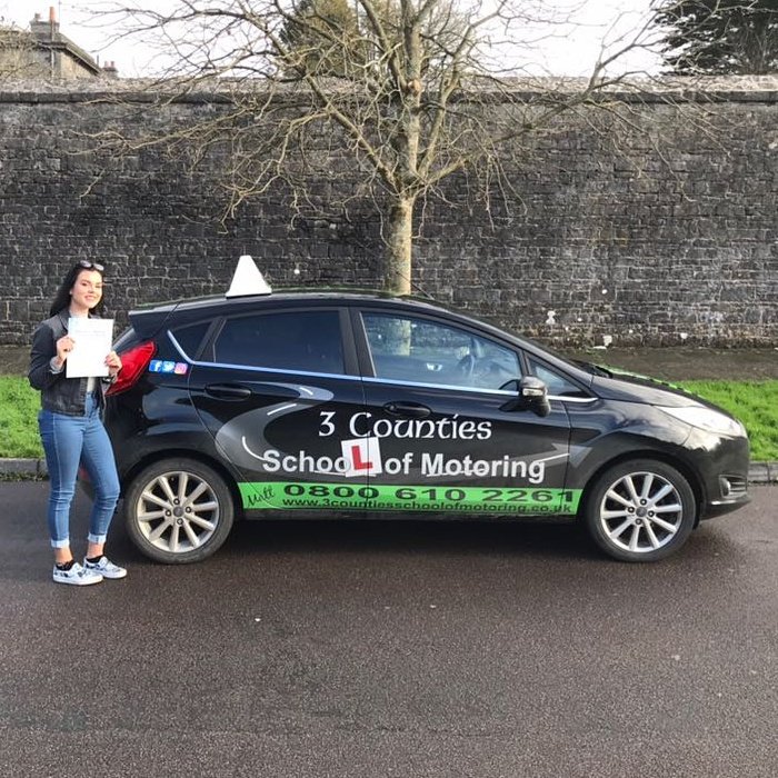 A life changing day for Ellie who passed her test on her very first attempt with only 4 driver faults, well done Ellie take care from all of us at 3 counties #drivesafeforlife #Pembrokeshire