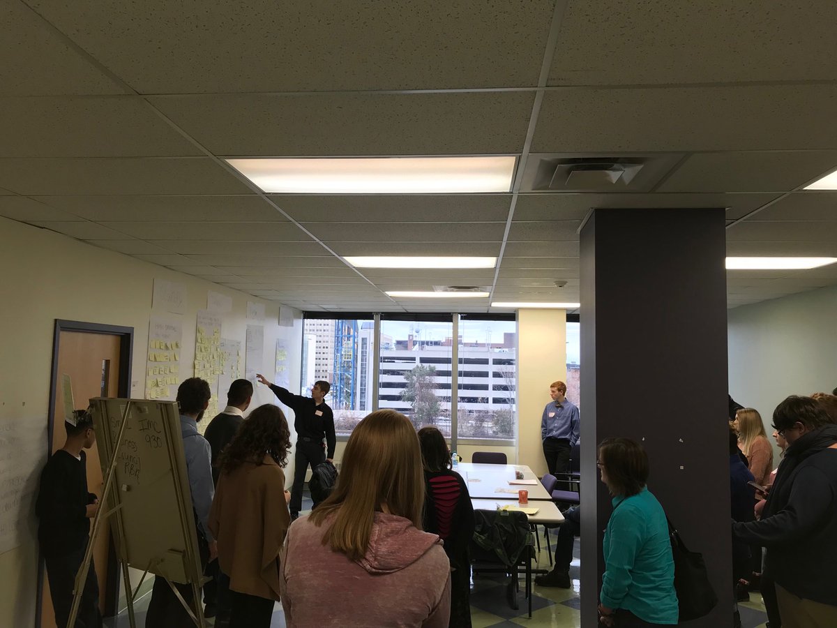 DrJonaWright's tweet photo. Amazing #cocreated #potentialsolutions presented by student teams #CPS #ICSC #ROC #dtk12edchat https://t.co/z8wJtcZggh