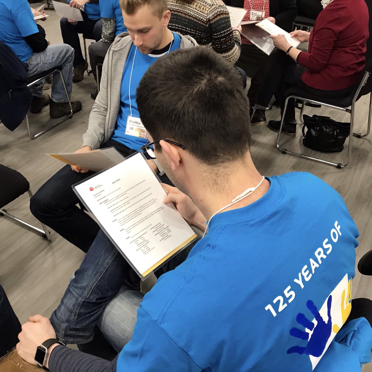 myunitedway's tweet photo. Today @EPCOR participated in our UW Poverty Simulation to experience what it would be like to live in the shoes of our communities most vulnerable. #yegpovsim #UWACR2017 #yeg #endpovertyyeg #pathwaysoutofpoverty #makethemonth https://t.co/dDM3EXYhO7