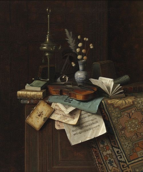 Paperbacks_Plus's tweet photo. The object of your #desire is not an object.” #JackGardner

"The #Old #Violin" (1886) Michael Harnett (1848-1892) #Irish-#American #painter known for his still lifes of #ordinary #objects. #stilllfe #readngandart #booksandart #literaryart #classicalart #books #artlover #booklover https://t.co/kBSqCBI6Ht
