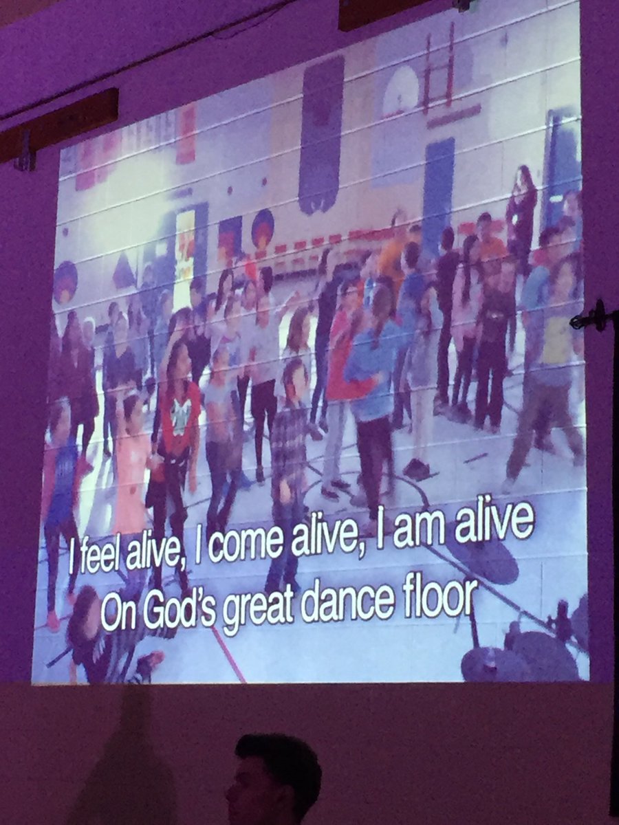 Grades 5 &amp; 6 enjoying the PULSE workshop and the story of The Good Samaritan @sjaocsb