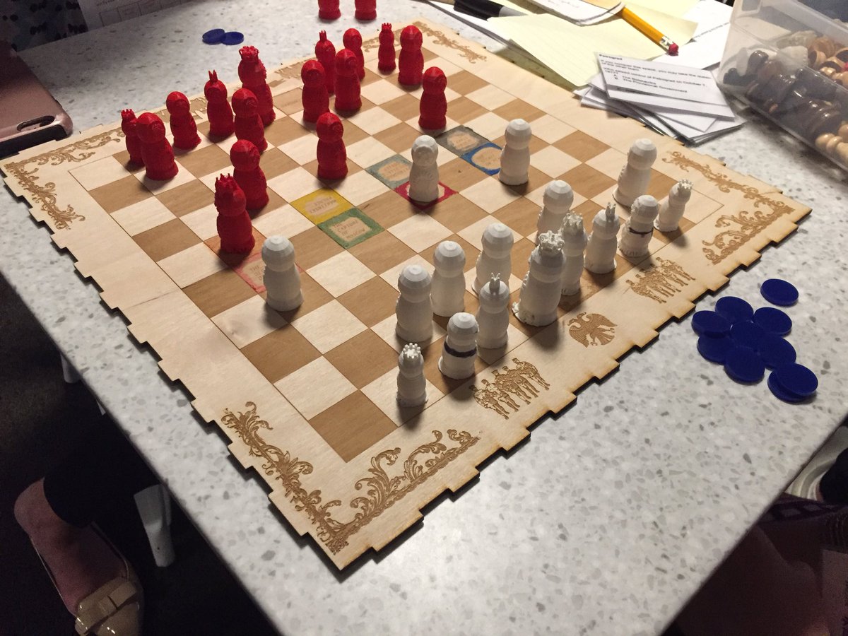 ynakanishi's tweet image. 10th grade students redesigned and created their own board games to include elements of the revolution they studied. #mankala #goboardgame #chess #makered #STEAM