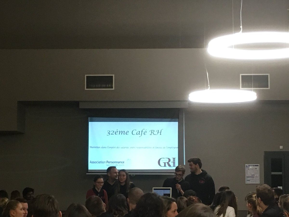 Café #RH de la rentrée 2017 organisé par <a href="/Personnance/">Personnance</a> . Ce soir, on parle #employabilité. Merci aux étudiants de M2 GRH <a href="/IAEDIJON/">IAE DIJON</a> @univbourgogne