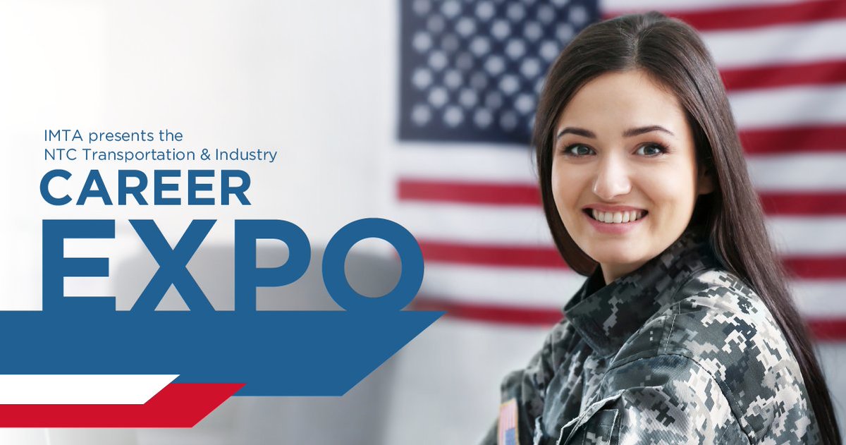 #Veterans, join us on Thurs, Dec 14, 11am-3pm to learn about #careers in the #transportation industry! #veteranswork bit.ly/NTCexpo