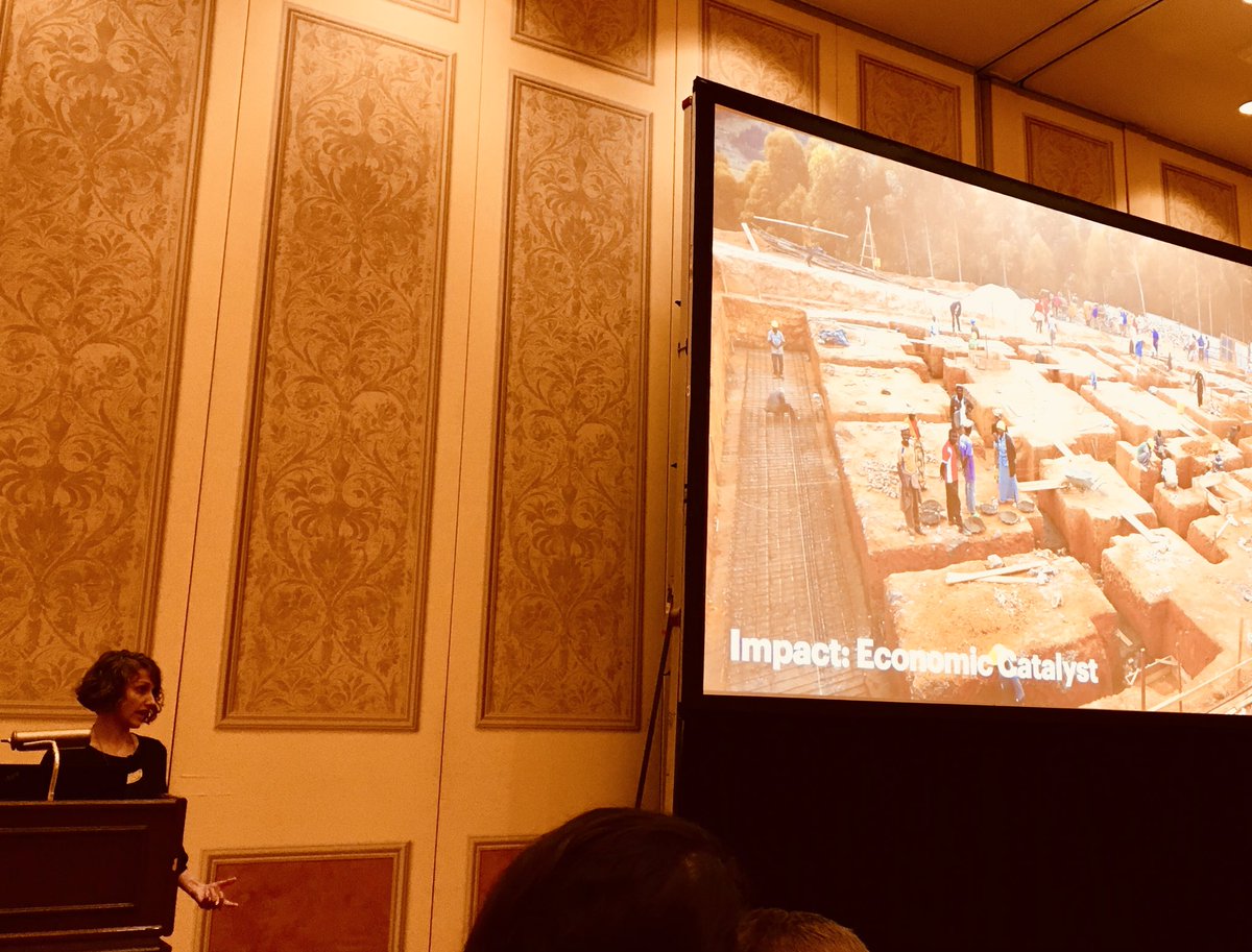 AutodeskFdn's tweet photo. “Our work focuses on thoughtful use of #design and #tech with an eye toward impact. Ideas like local fabrication ‘lofab’ are key,” Emily Goldenberg of @MASSDesignLab during #AU2017 https://t.co/EIn60DGTPP