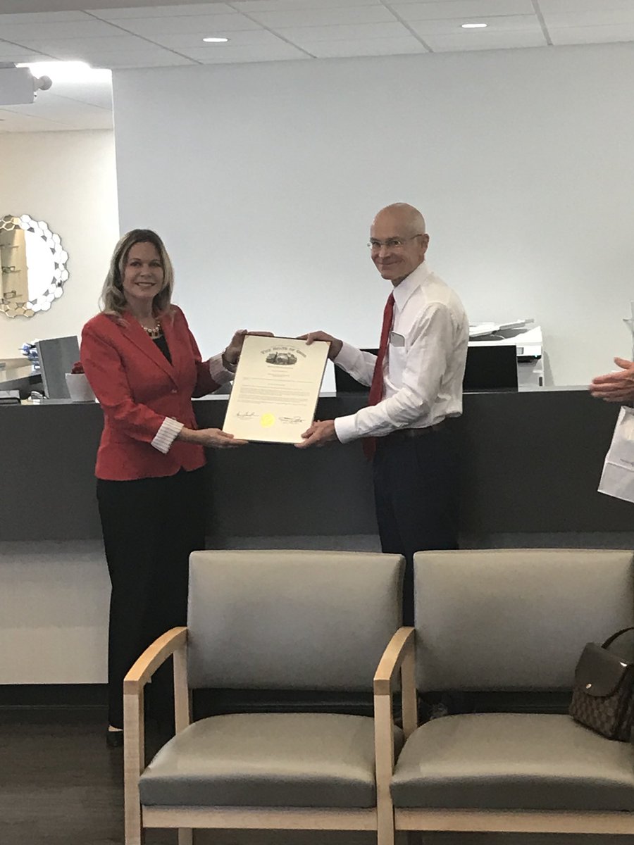 OHRepGonzales's tweet photo. I had a wonderful time at the Grand Re-Opening of Northwest Eye Surgeons in New Albany today! https://t.co/qm8Fn7iLSZ