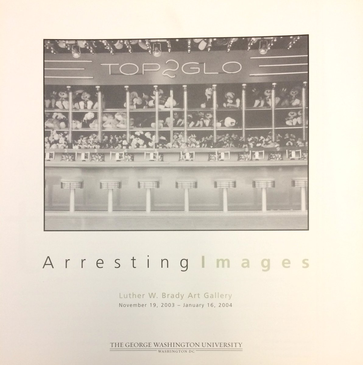 BradyGallery's tweet photo. #TBT to the opening of Arresting Images nearly fourteen years ago this week. This exhibit featured images meant to captivate and draw in the viewer as they walked by them, several of these images are on display now in #DrawnFrom at #GWU. https://t.co/36oiwzKudX