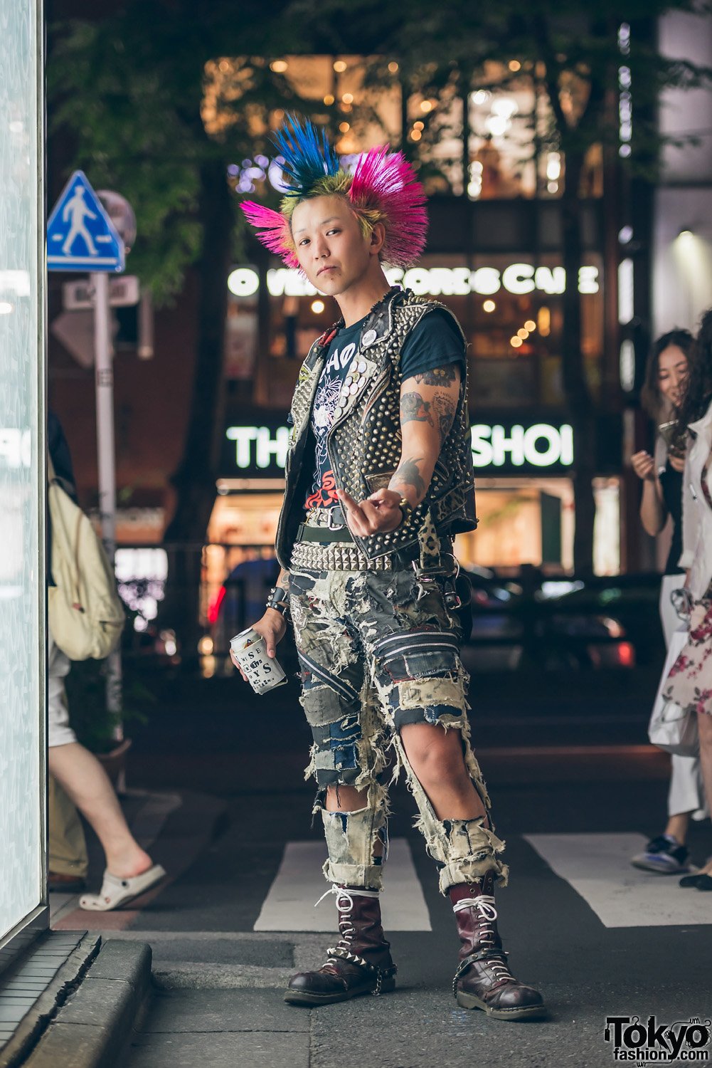 HIKARI NO YAMI cut off JKT punk rock 襤褸 Zeke Deux #newlook [Lucifer] @xkakerux0712 @gt_haruka916