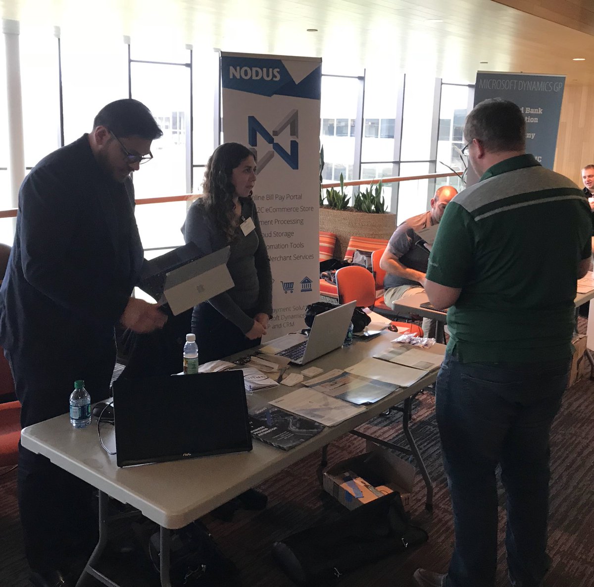 ISCorpMN's tweet photo. Thank You @NodusTech for being a Gold Sponsor at #GPUC2017 &amp; @Fauwaz for presenting “Accessing SQL &amp; AR Automation 101” for us!  @KaliBorrelli https://t.co/x7rECr1TXm
