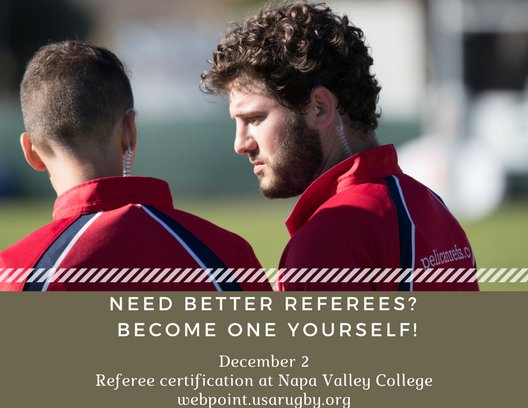 RugbyNorCal's tweet photo. 15's season is almost here! Don't miss out on getting certified as a referee. #getpumpedfor15s #refdevelopment https://t.co/Zik8LaTW6h