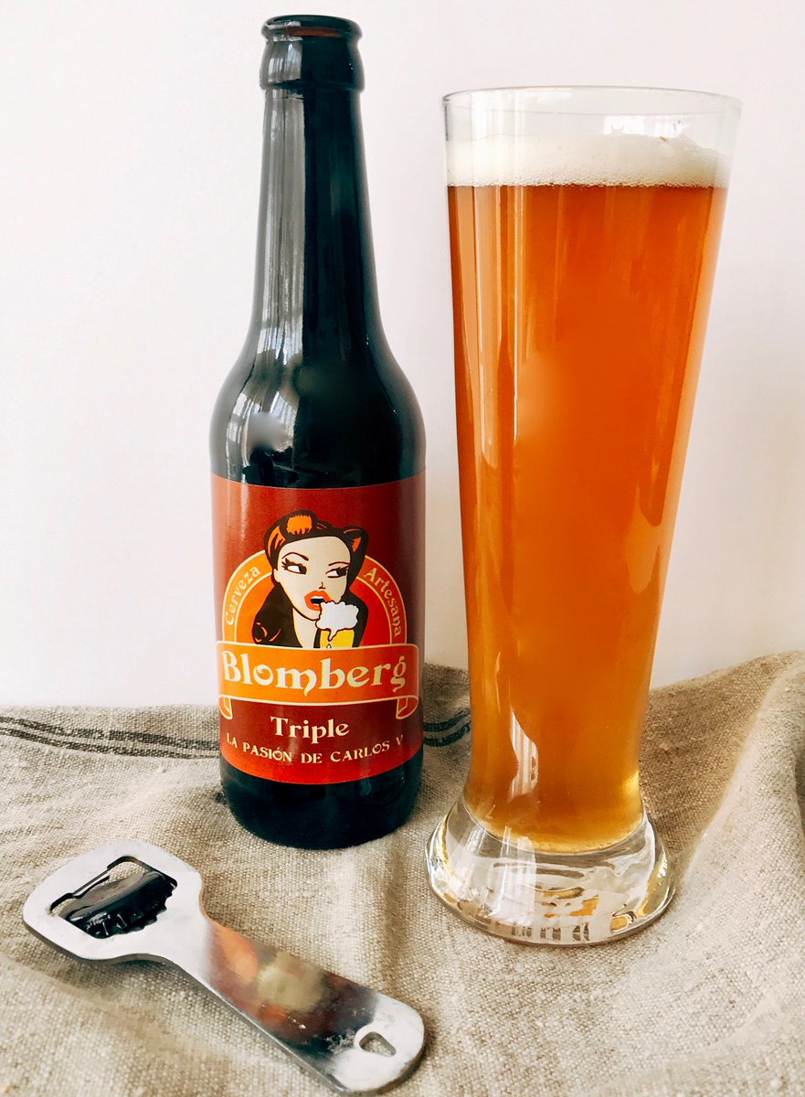 CervezaBlomberg's tweet photo. Hoy es el día perfecto para #disfrutar de nuestra fantástica #CervezaBlomberg #Triple, ¡si todavía no la has probado no sabes lo que te pierdes!
#Cerveza #CervezaArtesana #Beer #CraftBeer #SpanishBeer https://t.co/AkOTKG2gzd