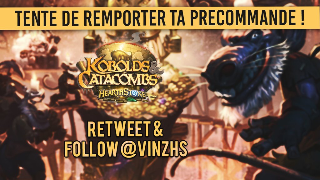 VinzHS's tweet photo. Du coup je vous fais gagner une pré-commande de la nouvelle extension Kobold et Catacombes ! RT et Follow @VinzHS Tirage au sort le 29 novembre ! https://t.co/IoaI6j4e4W