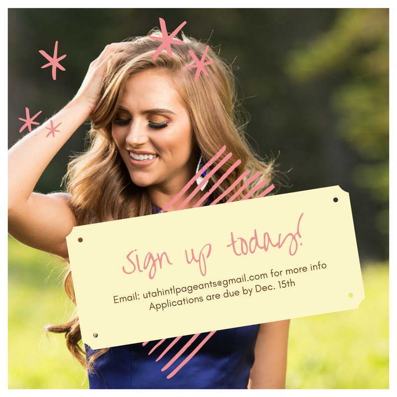 Ladies now is the time to sign up for the 2018 Utah International Pageant 💖Email: utahintlpageants@gmail.com for an application! Photo <a href="/saravazphoto/">Sara Vaz</a>