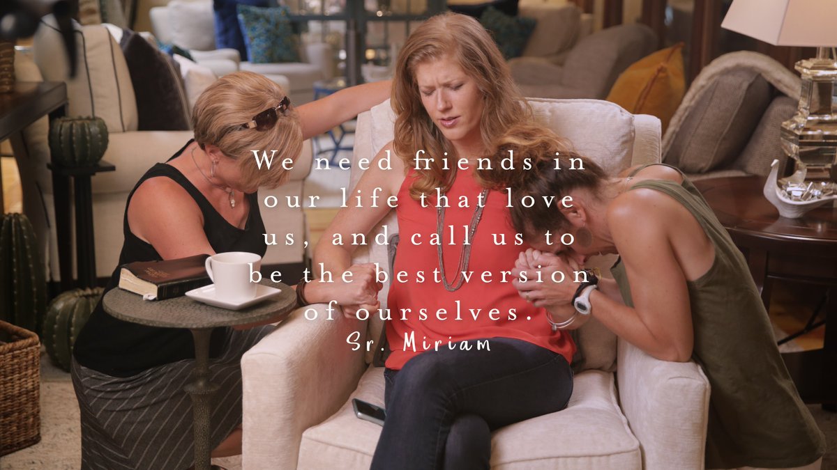 "We need friends in our life that love us, and call us to be the best version of ourselves."  + Sr. Miriam Heidland

speakingtosparrows.com