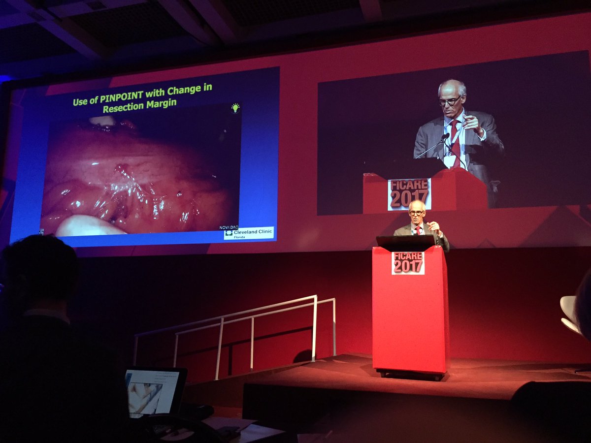 Schadi_CRS's tweet photo. @SWexner discusses @NOVADAQTech @StrykerEndo ICG immunofluorescence angiography to optimize anastomotic outcomes #FICARE17 #ficare2017 https://t.co/hRoeLCnp97
