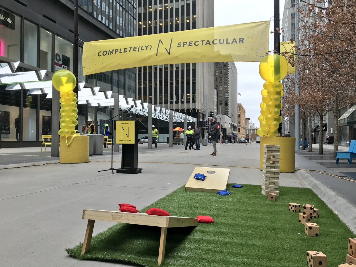What an amazing event! Guess what folks?! Nicollet is open and completely spectacular! #OnNicollet