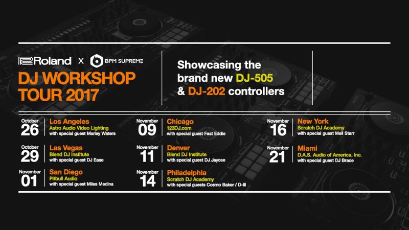 ScratchNYC's tweet image. TONIGHT! We’re hosting an immersive workshop with our friends @Roland_US and BPM Supreme showcasing the new DJ-505 and DJ-202 controllers. Attendees are in the draw for free gear and offers. Performance by @DJMELLSTARR. Come early, space is limited! #djlife