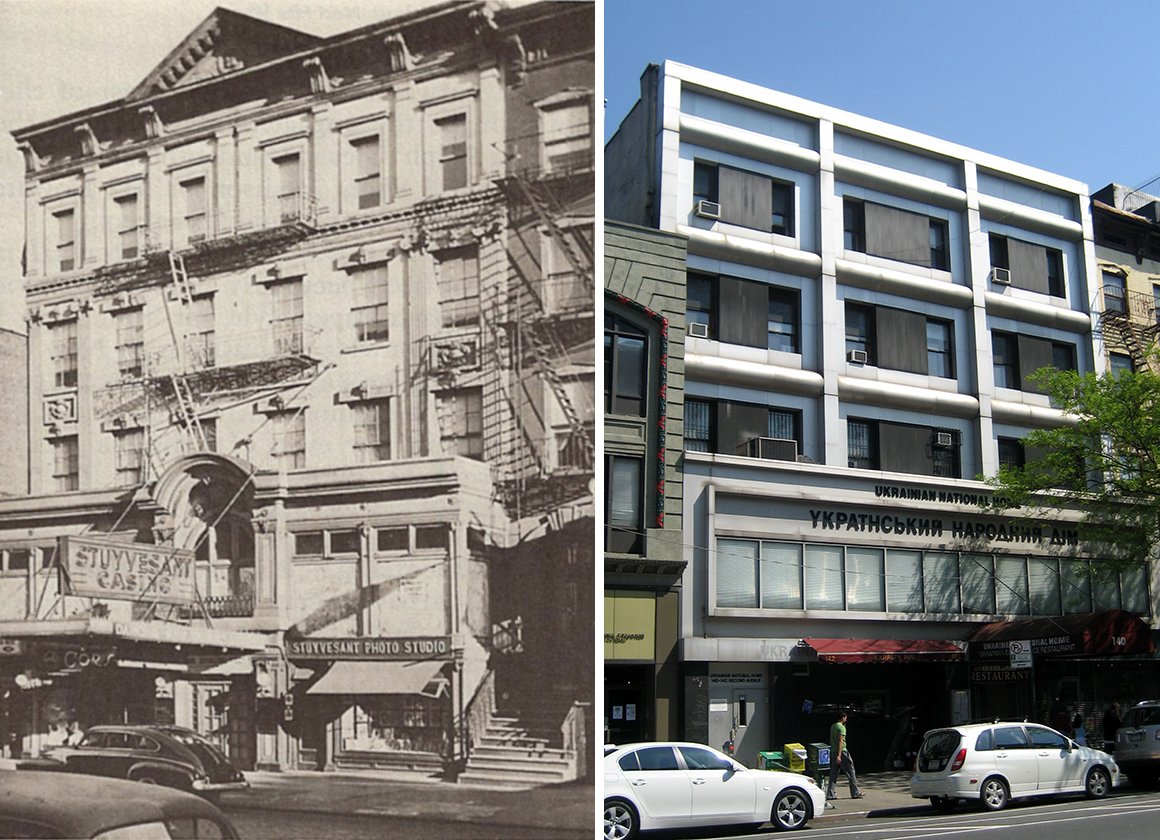 6sqft's tweet image. Jewish gangsters, jazz legends, and Joy Division. @GVSHP shares the little-known history of this peculiar #EastVillage building bit.ly/2A4fSvW