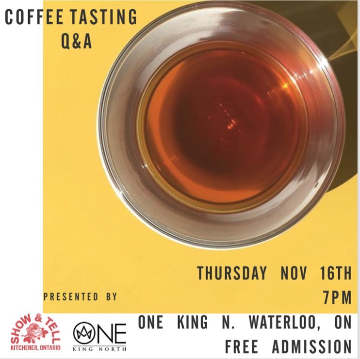 Who needs ZzZz's?! We much prefer caffeine (and checking out cool spaces). Tonight, head on over to the new #OneKingNorth #coworking space in Waterloo for a coffee tasking from Show&amp;Tell! #KWCoffee #CoffeeTime #ShowTellCoffee