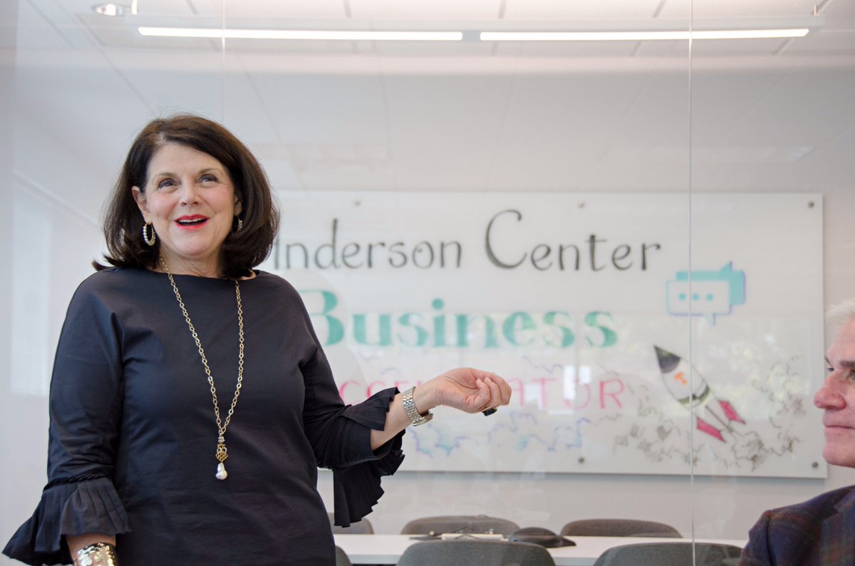 AndersonCEI's tweet image. Thank you, @ChancellorDav and the Chancellor’s Associates for visiting the ACEI Business Accelerator today! Great conversation about entrepreneurship opportunities for our students. @HaslamUT @UTRF