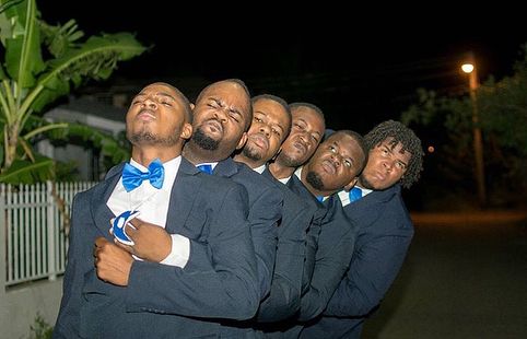 watchtheyard's tweet photo. Reply with a ✊🏾 and show the new Sigmas at the University of the Bahamas some love! @ubsigmas 📷: _calligra #PhiBetaSigma https://t.co/MhsB51ApFk