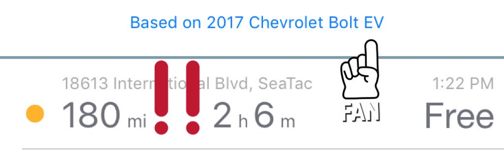 seesarac's tweet image. Just fully charged my #ChevyBolt at a new #DCfastcharger in 2 hours! More pls! @ChargePointnet