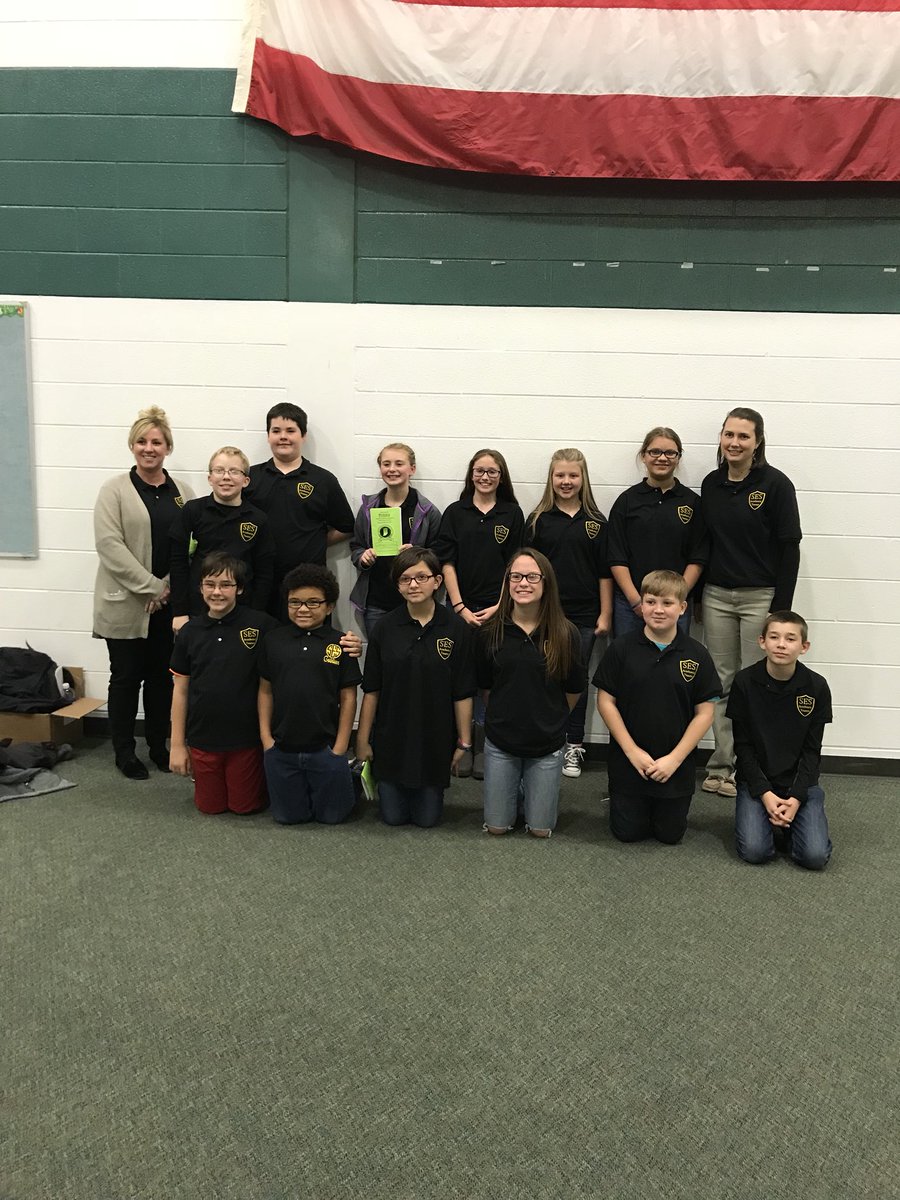 Way to go Summitville Elementary!  First place in their division at Spell Bowl tonight. #weareMG