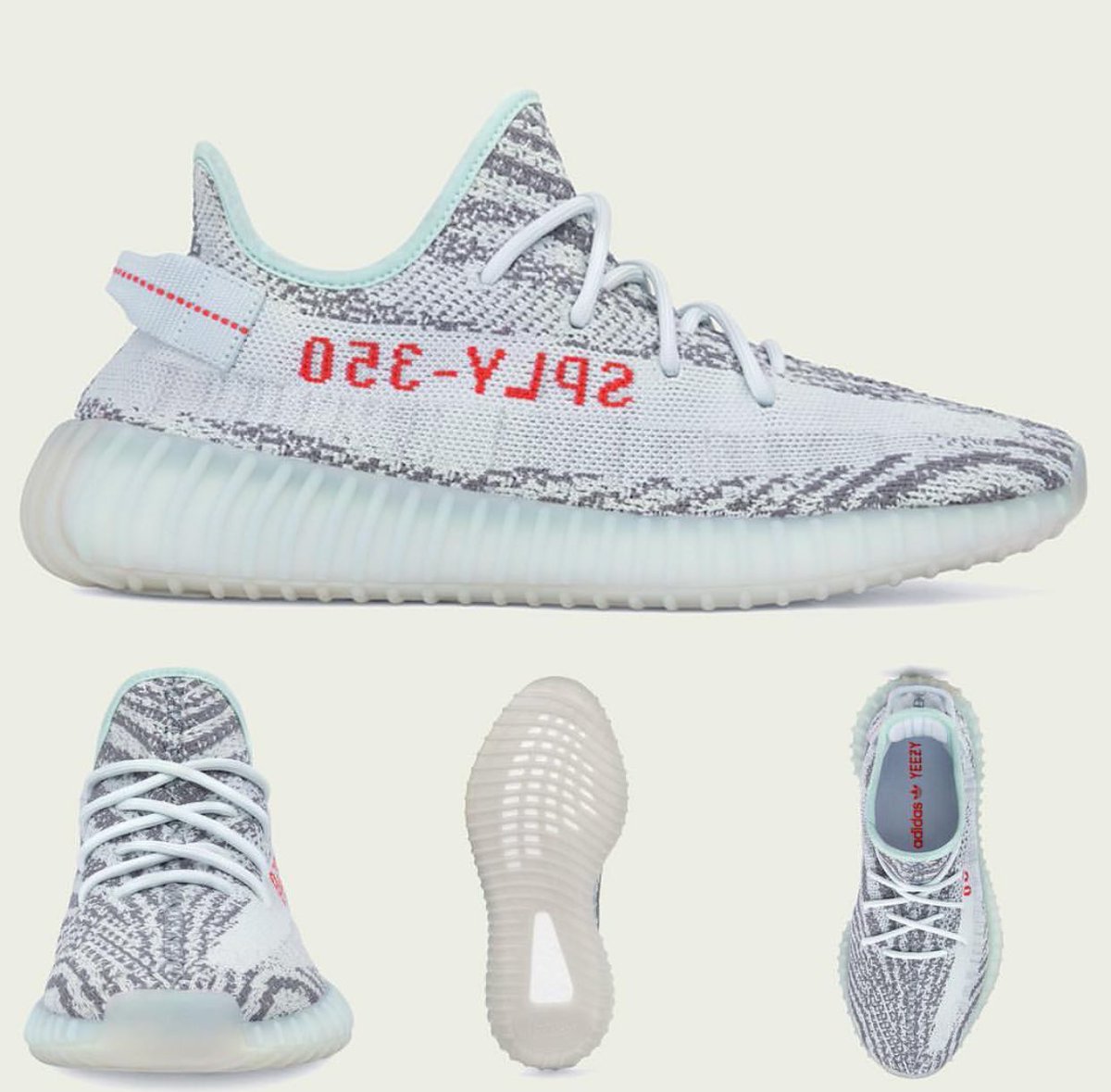 Jual BASICS ROPE LACES BLUE TINT YEEZY BOOST 350