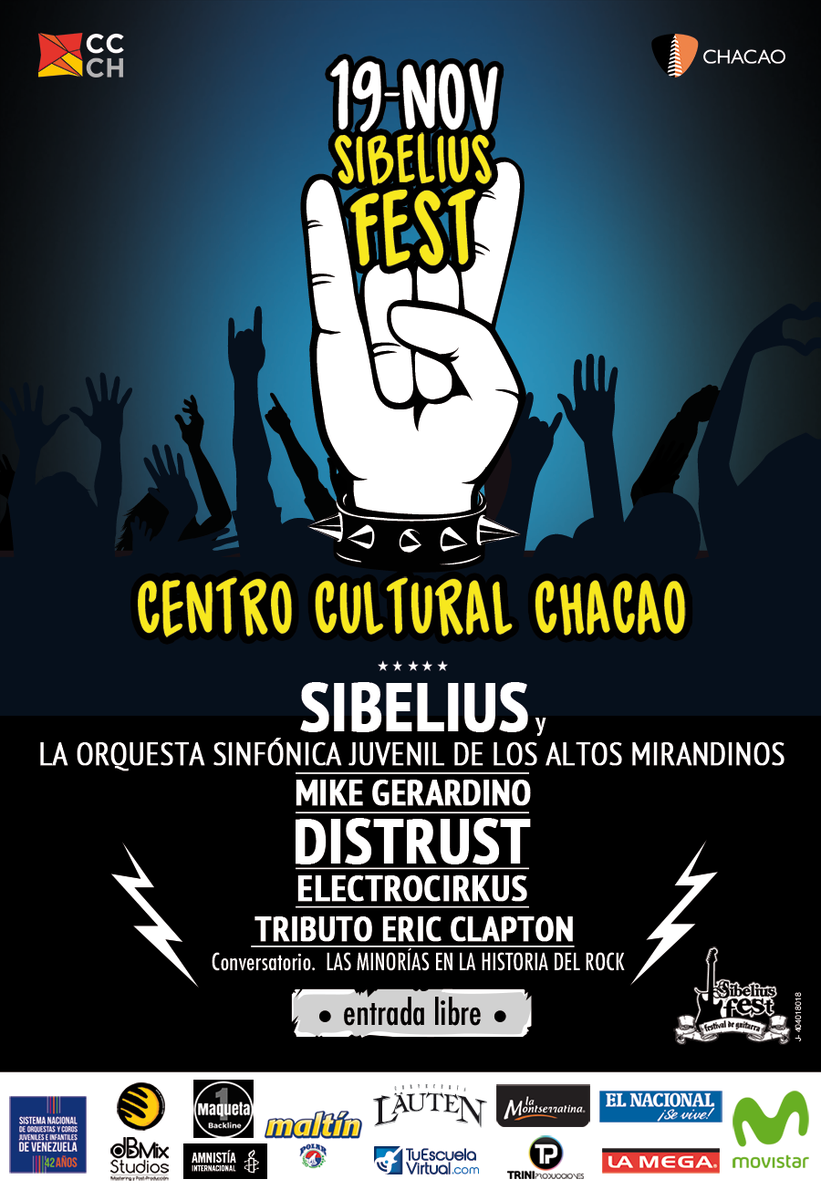 lamovidamundo's tweet photo. Movistar impulsa nuevos talentos de la guitarra eléctrica en el Sibelius Fest este Domingo 19 @MovistarVe @Sibeliusfest Cont. https://t.co/gXpn4WJ90q https://t.co/wEqSBZg1Mw