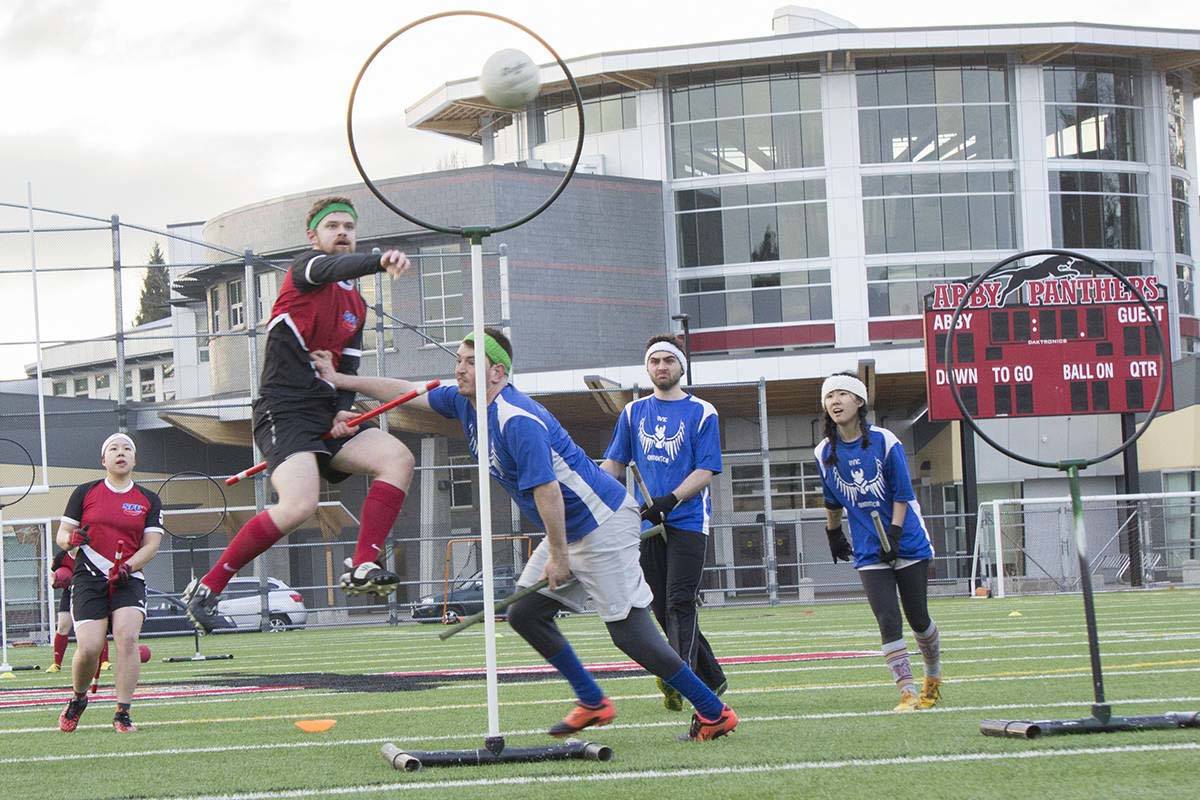 SurreyNowLeader's tweet photo. Catch some quidditch this weekend at Hogw...er, Abbotsford.
https://t.co/b5GkVFO6bl #BCbuzz https://t.co/SPT4Dheh9U